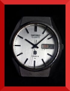 セイコー SEIKO TYPEⅡ クォーツ 3針 デイデイト 4623-8000 男性用 メンズ 腕時計 x965 ジャンク