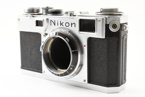 ◇◆ 激安 ニコン Nikon S2 フィルムカメラ 35mm レンジファインダー ボディ ボデー ブラックダイアル シャッター不良 1130 ◆◇