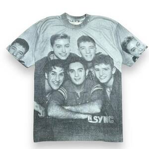 ビンテージ ９０年代 初期 NSYNC 両面プリント Tシャツ バンドT