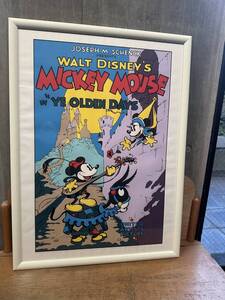 ♪　① MICKEY MOUSE 絵画、ポスター　USED! ♪