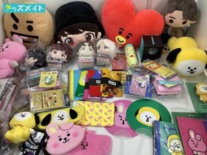 【同梱不可/現状】 K-POP 男性 グッズ まとめ売りBTS タイニータン 他 ぬいぐるみ クッション キーホルダー 他