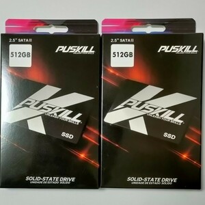 【新品】PUSKILL SSD 512GB 2.5インチ 2点セット 