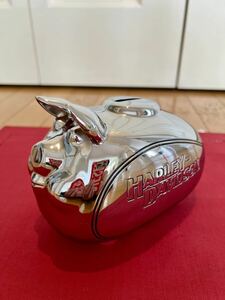 [新品] [超レア] [非売品] HARLEY-DAVIDSON SILVER タンク型　貯金箱　希少商品