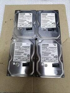 TOSHIBA DT01ACA050 500GB HDD 4個セット　ジャンク扱い