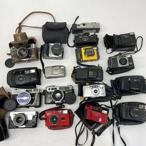 【SN】フィルムカメラ 18点 まとめて PENTAX EPSON OLYMPUS Canon Konica MINOLTA FUJI ジャンク 昭和レトロ ヴィンテージ 現状品