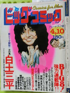 ビッグコミック 1979/ 4/10日号 朝比奈マリア17才,三原順子15才,法月理栄29才,日暮修一43才,藤本迷久,落合誓子,遠藤ケイ35才,田中雅紀35才