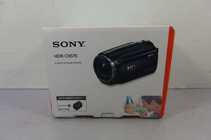 ◆未使用 SONY(ソニー ) 大容量32GB/microSD フルHDデジタルビデオカメラ Handycam HDR-CX670 T 光学30倍/超高性能手ぶれ補正/ハイスピード