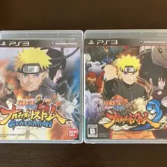 PS3 2本セット NARUTO疾風伝ナルティメットストームジェネレーション+3