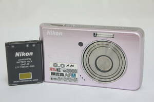 【返品保証】 ニコン Nikon Coolpix S520 ピンク 3x バッテリー付き コンパクトデジタルカメラ v5896