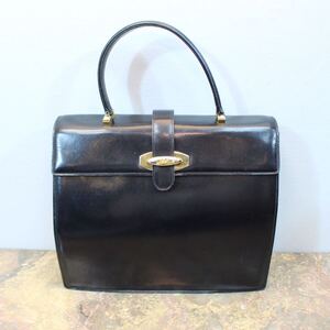 VINTAGE CELINE LEATHER HAND BAG MADE IN ITALY/ヴィンテージセリーヌレザーハンドバッグ