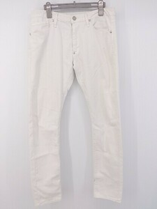 ◇ Acne Jeans アクネジーンズ ストレート ジーンズ デニム パンツ ホワイト メンズ P