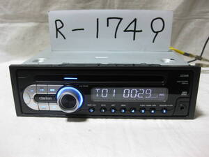 R-1749　Clarion　クラリオン　CZ109　PA-3273T　MP3　フロント AUX　1Dサイズ　CDデッキ　補償付