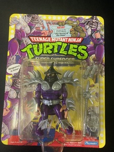 TEENAGE MUTANT NINJA TURTLES タートルズ フィギュア ●SUPER SHREDDER● PLAYMATES 新品未開封 当時品