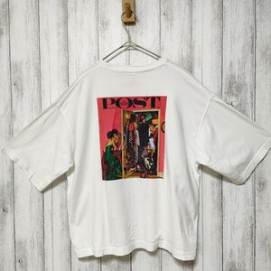 PAGEBOY ページボーイ (F)　The Saturday Evening Post コラボ アメリカンTシャツ 半袖