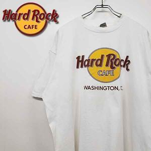 90s USA製 古着 ハードロックカフェ ワシントン ビッグロゴ Tシャツ