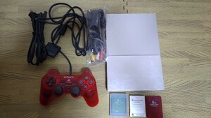 PlayStation2本体（SCPH-90000 SS/サテンシルバー） PS2 メモリーカード コントローラー
