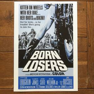 ポスター★60sバイカームービー 『Born Losers』 ★ハーレーダビッドソン/イージーライダー/ヘルズエンジェルズ