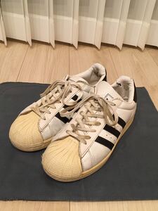 adidas スーパースター 23.5㎝ ホワイト×ブラック アディダス ローカットスニーカー