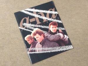 a-ha 1986年初日本パンフ「a-ha WORLD TOUR 86　87」