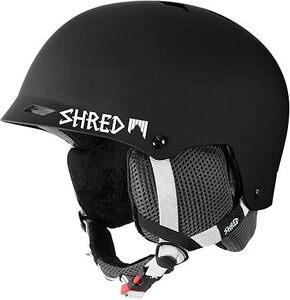 SHRED スノーボード ヘルメット HALF BRAIN ブラック L スキー 検 シュレッド 耐衝撃 スノー メンズ レディース スポーツ 防寒 安全 スノボ