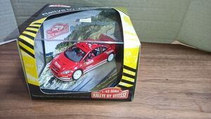 新品未開封 ラリー ビテス 1/43 ミニカー 43031 プジョー 307 WRC モンテカルロラリー 2005