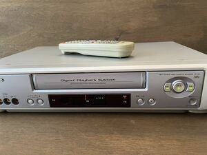 SANYO VHS 2003年製 ビデオ テープレコーダー VZ-H24 ビデオデッキ リモコン故障 三洋 電源OK 動作未確認サンヨー VHS ジャンク品