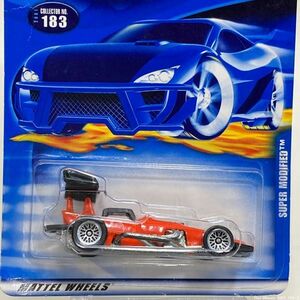 【未開封/送料230円】Hot Wheels 2001 No.183 SUPER MODIFIED / ホットウィール スーパーモディファイド オレンジ HTW2205-183 /3