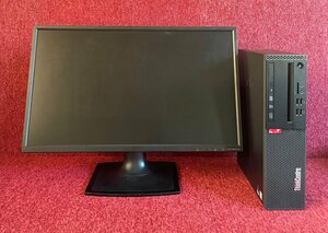 Lenovo ThinkCentre M710s Core i3 7100 メモリ8GB/HDD 500GB/ Windows 10 64bit/OFFICE/+モニター24インチ