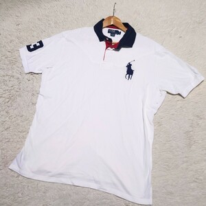 【1円〜】超ビッグサイズ 実寸2XL〜3XL相当 ポロバイラルフローレン ポロシャツ ラガーシャツ Ralph Lauren ビックポニー