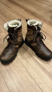 ポロ　POLO ブーツ　HAYWARD BOOTS サイズ　27cm キルティング　茶色