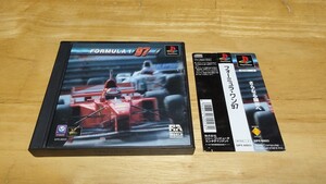 ★PS「フォーミュラ・ワン97(FORMULA1 97)」帯・ケース・取説付き/SCE/PlayStation/プレイステーション/RCE/レース/レトロゲーム★