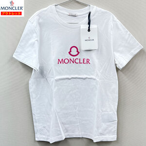 【75423BS】新品・展示処分品　MONCLER/モンクレール　クルーネック　半袖　Tシャツ　8C00006 809CR　ホワイト　XL