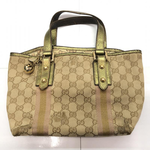 【中古】GUCCI GGキャンパストートバッグ グッチ 1039536[240091336485]