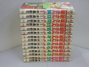 コミックセット　一球さん　全14巻　水島新司　サンデーコミックス　小学館　現状品