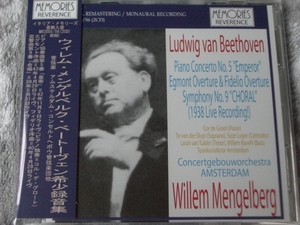 メンゲルベルク指揮！ベートーヴェン集。(2CD)　
