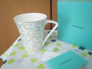 ティファニー TIFFANY ノーツ マグカップ 洋食器 金彩 アベニュー Notes ブルーボックス