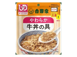 （ケース販売）やわらか牛丼の具 100g×48個／吉野家 やさしいごはんシリーズ（吉野家）636118 歯ぐきでつぶせる固さの介護食