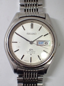 m2720/SEIKO セイコー ロードマチック LORD MATIC LM 23石 5606-7070 自動巻き デイデイト シルバー メンズ 腕時計 現状品 非稼働 ジャンク