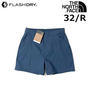 1円～!売切!【正規新品】THE NORTH FACE CLASS V DO EVERTHING SHORTS ショートパンツ US限定 ストレッチ ロゴ刺繍 速乾(32/R)青 190110-28