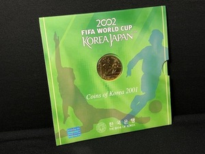 ※23805 2002 FIFA WARLD CUP 記念硬貨 韓国VS日本 2001年 外貨