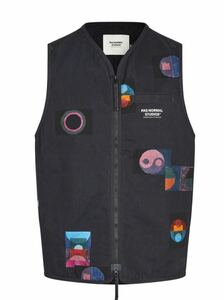 数回着用 SS24 サイズS ユニセックス パスノーマルスタジオ PAS NOMAL SUTUDIOS T.K.O. Off-Race Cotton Twill Vest