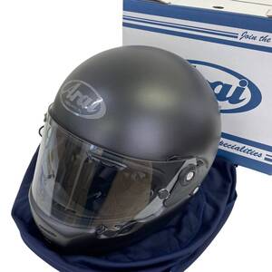 【美品】 Arai アライ フルフェイスヘルメット RAPIDE NEO 黒系 ブラック系 Mサイズ　6447-100