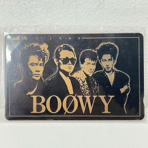 当時物 非売品 BOOWY テレホンカード 50度 新品未使用品 ノベルティ 90s