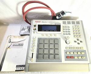 超希少! 動作品! 2オーナー 名機 Akai MPC3000 アカイ 完全オリジナル 期間限定出品 電源コード 説明書 フロッピーディスク 付属