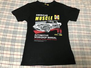 Ｈaynes american muscle Ⅴ８　Ｔシャツ　Ｌ　黒