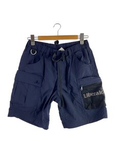 Liberaiders◆LR NYLON SHORTS/ショートパンツ/M/ナイロン/NVY/無地/718032201