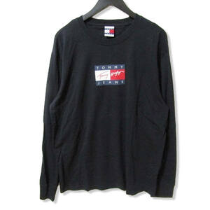 Tommy Jeans トミージーンズ ストリート アーカイブ 長袖Tシャツ TJ Street Archives Unisex Long Sleeve Tee ネイビー L 27105897