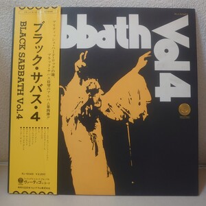 LP☆ブラック・サバス/ 4 ［初回帯付/RJ-5049/1972年/BLACK SABBATH］