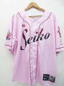 K506【大森靖子 シャツ】ベースボール ユニフォーム ライブグッズ★おおもりせいこ SEIKO★2XL★超歌手 アイドルグループ ZOC★未使用品★