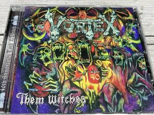 オランダ産正統派HM　Vortex/Them Witches 輸入盤ＣＤ　美品　８０年代風HM